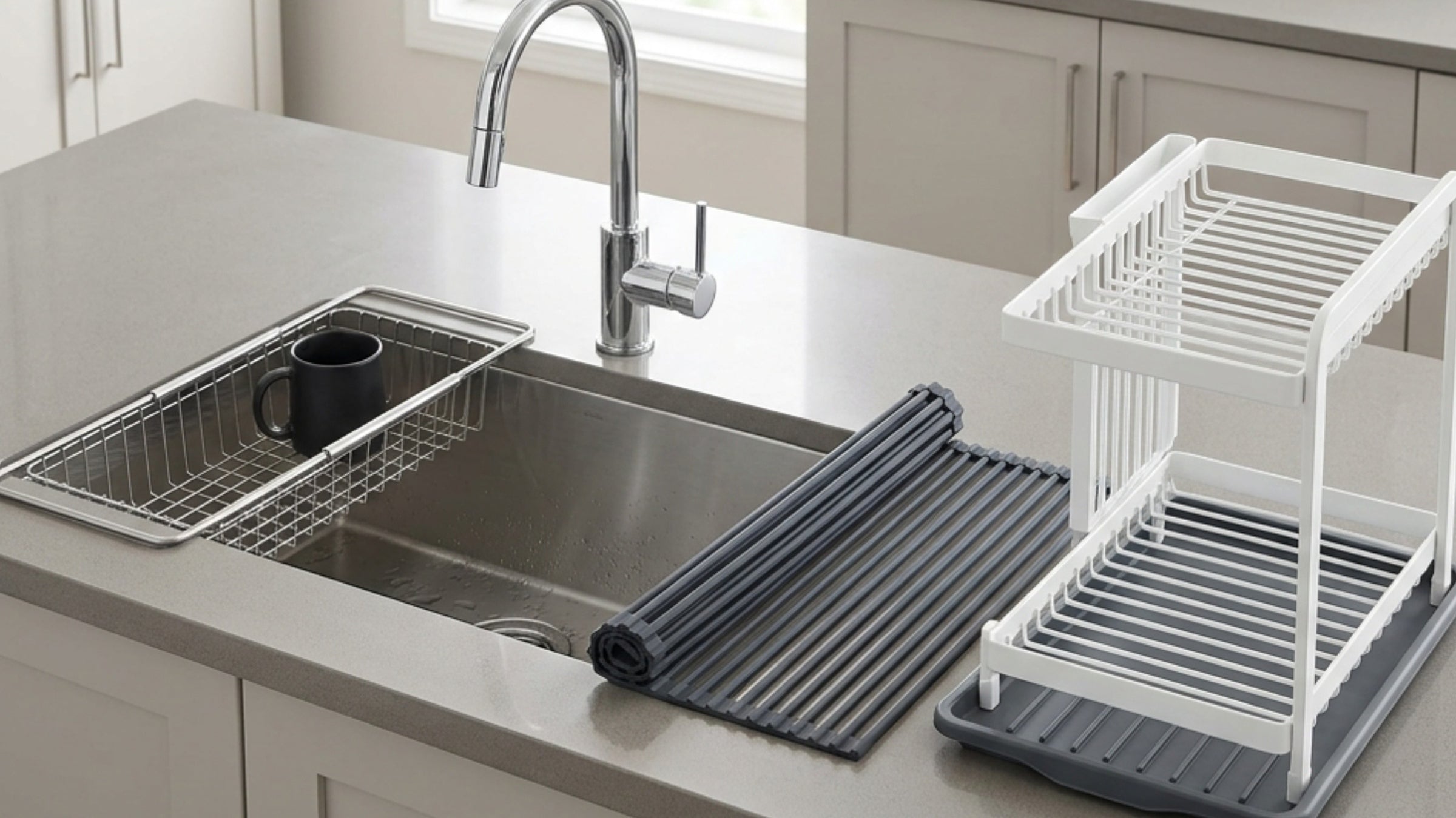 Choen Kitchen Sink Draining Racks